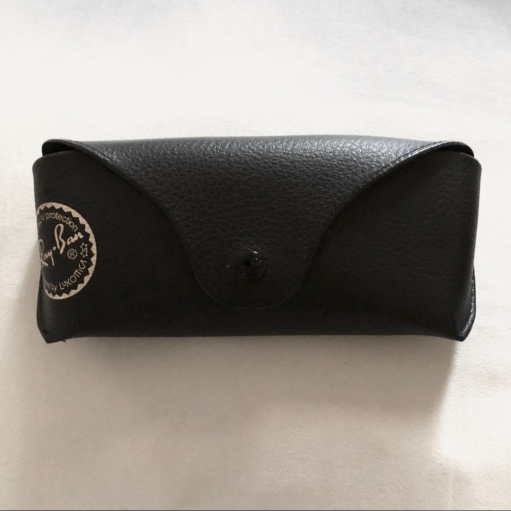 Ray-Ban Black Leather Sunglasses Case